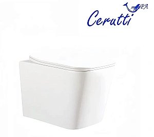 Унитаз подвесной CeruttiSpa MAIELLA Aria PP 10479 белый, с крышкой микролифт, безободковый купить в интернет-магазине Sanbest