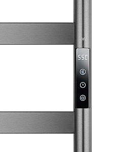 Полотенцесушитель электрический WONZON & WOGHAND DÜSSELDORF, Темный графит (WW-A204-GM) купить в интернет-магазине сантехники Sanbest