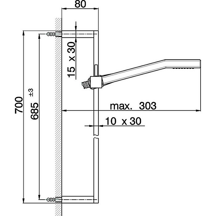 Душевая гарнитура Cisal Shower DS01004021 купить в интернет-магазине сантехники Sanbest