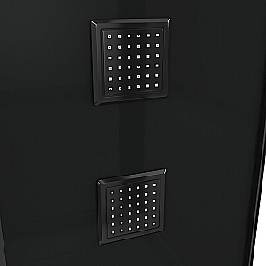 Душевая кабина Grossman Alba 90х90 GR221 стекло прозрачное/профиль черный матовый купить в интернет-магазине Sanbest