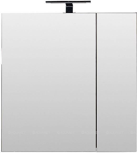 Зеркальный шкаф Aquanet Нью-Йорк 85 орех купить в интернет-магазине сантехники Sanbest