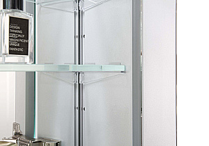 Зеркальный шкаф Aquqtek AQ7904-MLC 90х70 хром купить в интернет-магазине сантехники Sanbest