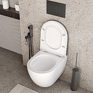 Унитаз подвесной Grossman Tornado GR-4455SQC купить в интернет-магазине Sanbest