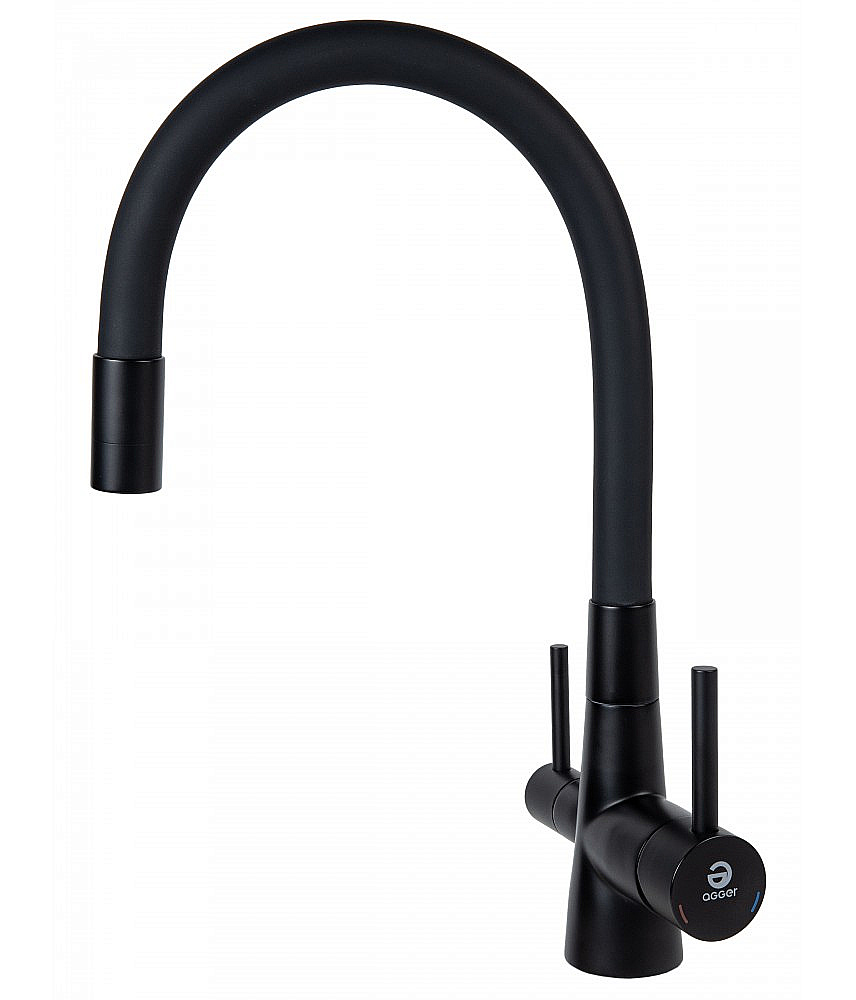Смеситель для кухни Agger Elegant A3230344 черный матовый купить в интернет-магазине сантехники Sanbest