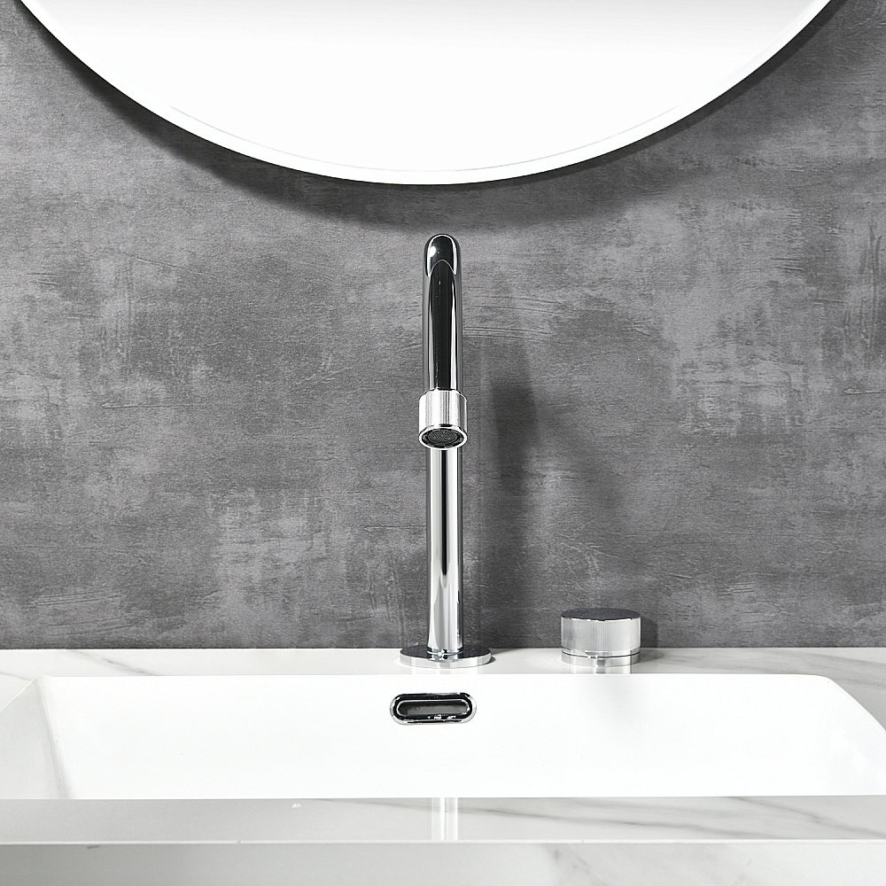 Смеситель для раковины Black&white Gravity GF-7108-С хром купить в интернет-магазине сантехники Sanbest