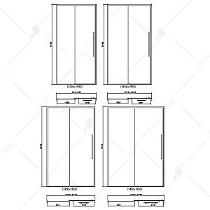 Душевая дверь RGW Stilvoll SV-12 130 купить в интернет-магазине Sanbest