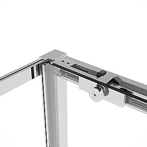 Душевой уголок Vincea Slim Soft VSR-1SS8011CL 110x80 стекло прозрачное/профиль хром купить в интернет-магазине Sanbest