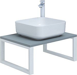 Столешница для раковины Aquanet Арт 60 мисти грин для ванной в интернет-магазине сантехники Sanbest