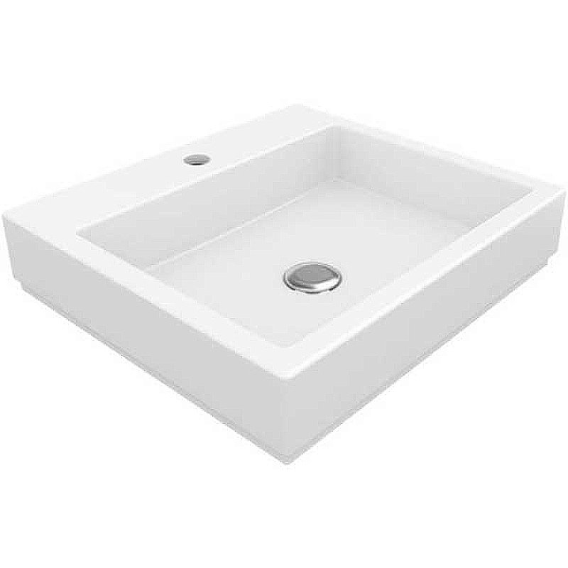 Раковина накладная Bien Infinitum 50 INLG05001VD1W5000 белая купить в интернет-магазине Sanbest