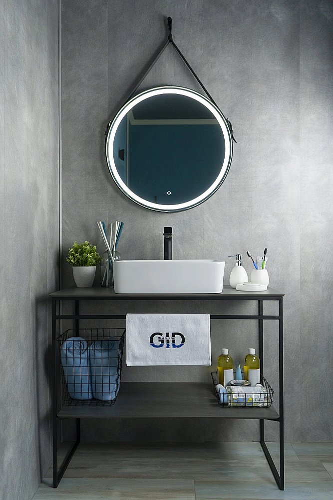 Раковина накладная Gid Geometrico 48 N9103 51120 белая купить в интернет-магазине Sanbest