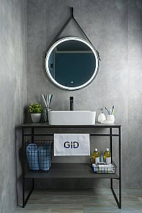 Раковина накладная Gid Geometrico 48 N9103 51120 белая купить в интернет-магазине Sanbest