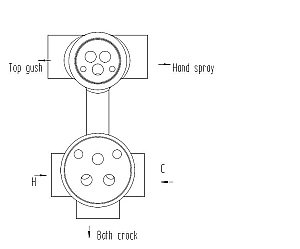 Душевая система Bronze de Luxe Windsor 10138/1DF купить в интернет-магазине сантехники Sanbest