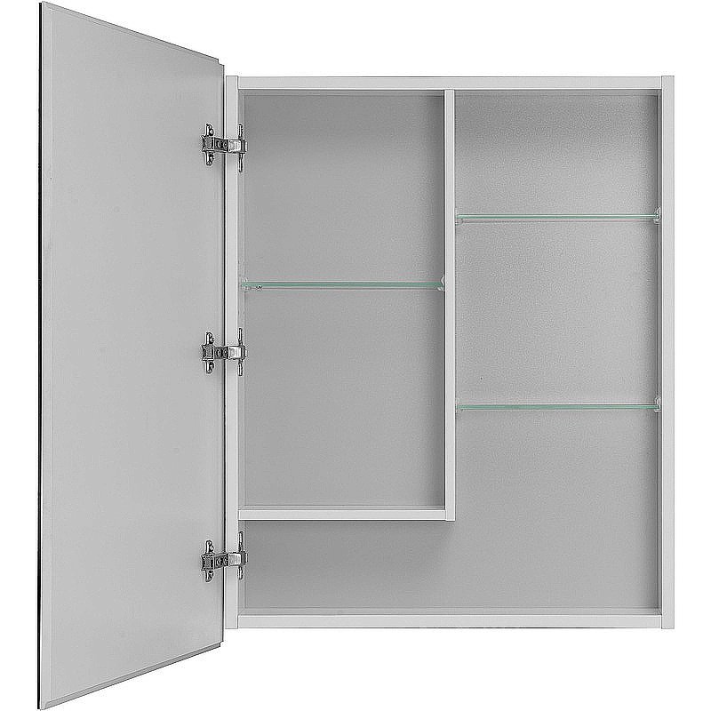 Зеркальный шкаф Акватон Лондри 60 1A278502LH010 белый купить в интернет-магазине сантехники Sanbest