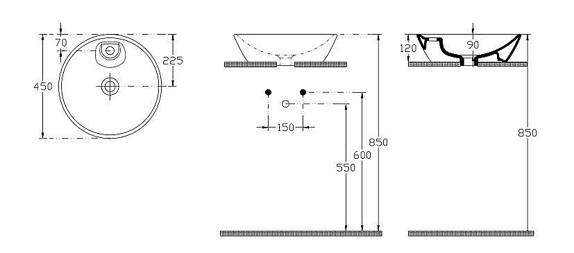 Раковина ISVEA SistemaY Soft 45 10SY66045SV белая купить в интернет-магазине Sanbest