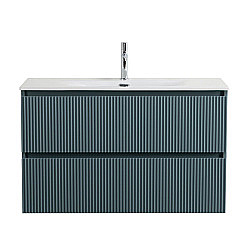 Тумба для раковины подвесная BelBagno UNO-1200-2C-SO-AO 120 голубая матовая купить в интернет-магазине сантехники Sanbest