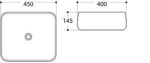 Раковина накладная Art&Max AM-78103 купить в интернет-магазине Sanbest