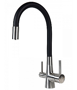 Смеситель для кухни Agger Elegant A3230322 сатин матовый купить в интернет-магазине сантехники Sanbest