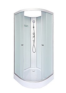 Душевая кабина DTO LM 908N 80х80 стекло матовое/профиль хром купить в интернет-магазине Sanbest