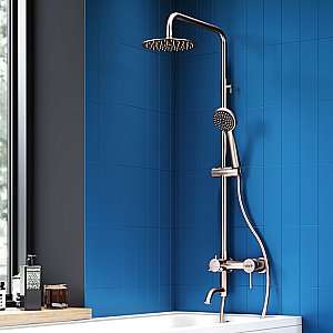 Душевая система Dorff Logic D0703000SS сталь купить в интернет-магазине сантехники Sanbest