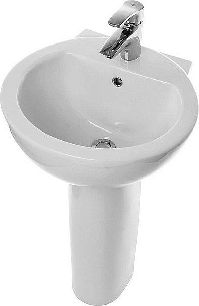 Раковина Sanita luxe Art Luxe 48 ARTSLWB01 белая купить в интернет-магазине сантехники Sanbest