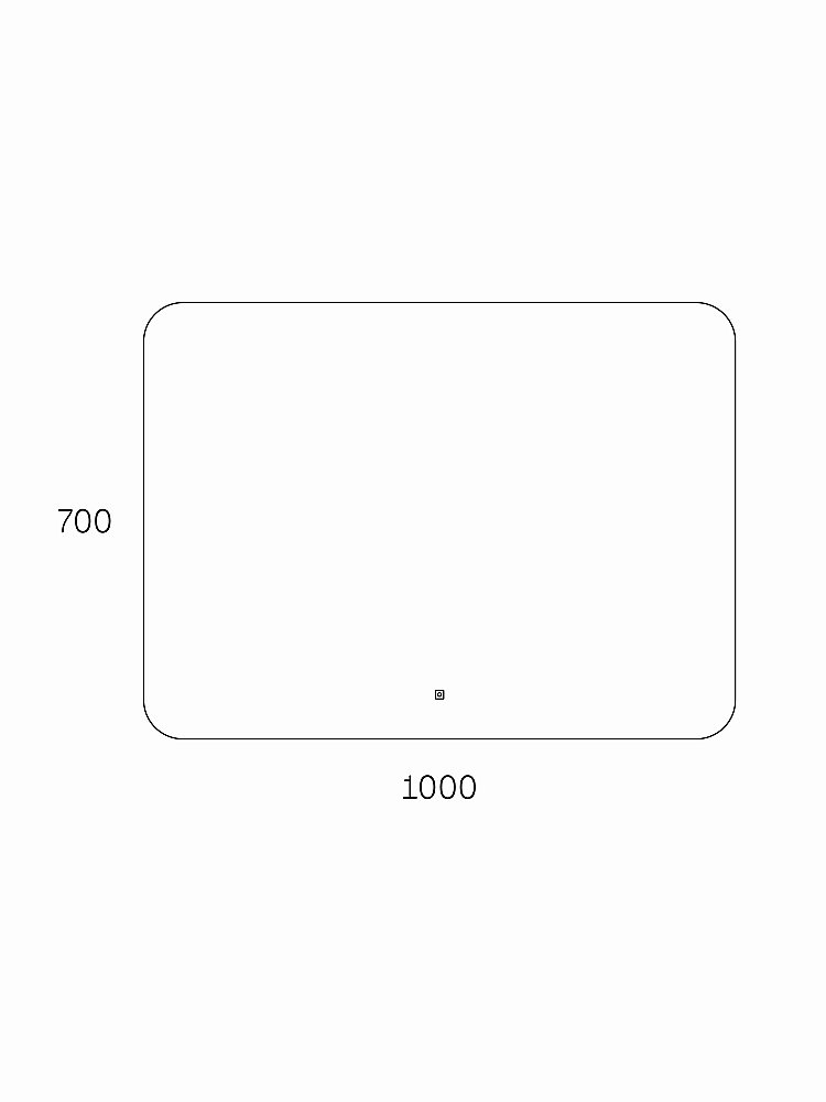 Зеркало Taliente Zled TA-Zled-B10070 100 в ванную от интернет-магазине сантехники Sanbest