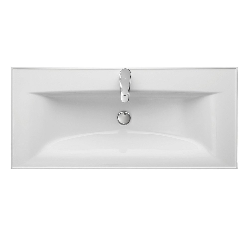 Раковина Акватон Айрис 100 1A723031AG010 белая купить в интернет-магазине Sanbest