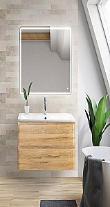 Тумба с раковиной BelBagno ALBANO 2C 60 Rovere Rustico для ванной в интернет-магазине Sanbest