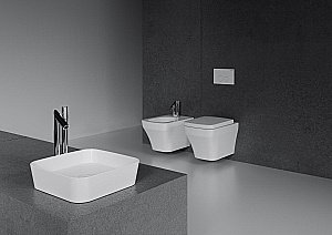 Унитаз подвесной Creavit Solo SO321-11CB00E-0000 белый безободковый купить в интернет-магазине Sanbest