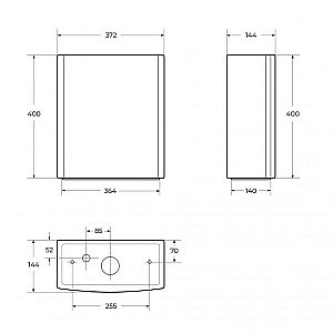 Унитаз Cezares Giubileo безободковый, с бачком купить в интернет-магазине Sanbest