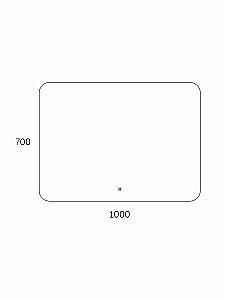 Зеркало Taliente Zled TA-Zled-B10070 100 в ванную от интернет-магазине сантехники Sanbest