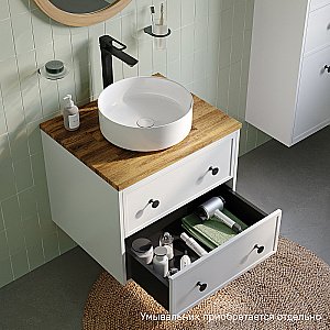 Тумба с раковиной Iddis Torr 60 TOR60WBi белая матовая для ванной в интернет-магазине Sanbest