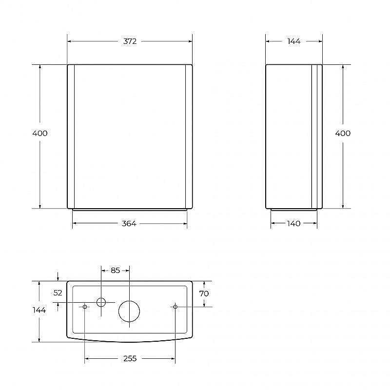 Унитаз Cezares Giubileo безободковый, с бачком купить в интернет-магазине Sanbest