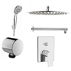 Душевая система Aquanet STATIC 2.07 257163 хром купить в интернет-магазине сантехники Sanbest