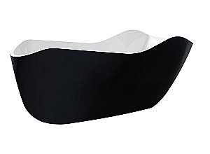 Ванна акриловая Lagard Teona lgd-tna-ba 172.5х79.5 белая,черная купить в интернет-магазине Sanbest