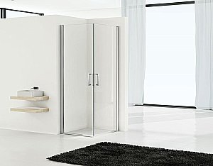 Душевой уголок Vincea Orta VSS-1O1010CL 100x100 стекло прозрачное/профиль хром купить в интернет-магазине Sanbest