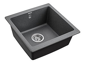 Мойка кухонная Paulmark Brilon PM404800-DG Серая купить в интернет-магазине сантехники Sanbest
