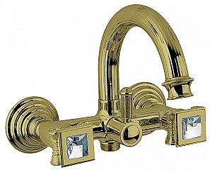 Смеситель для ванны и душа OLIMP-VD-02-Sw бронза купить в интернет-магазине сантехники Sanbest