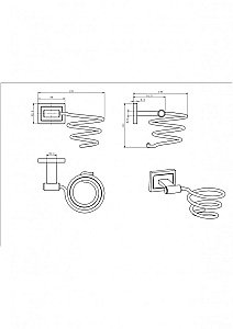 Держатель для фена CeramaLux Gamma 12316 хром купить в интернет-магазине сантехники Sanbest