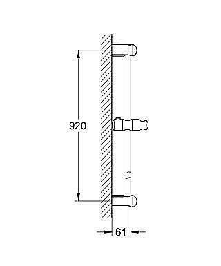 Душевая штанга GROHE New Tempesta 27524 000 купить в интернет-магазине сантехники Sanbest