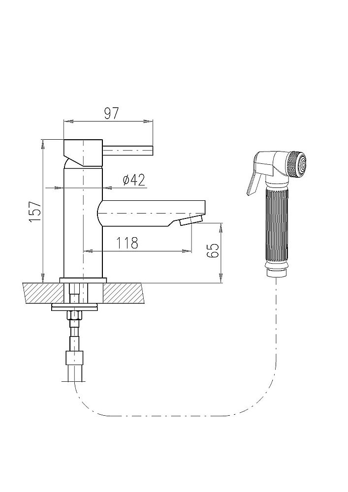 Смеситель для раковины Rav-Slezak SEINA SE946.5/1CMAT купить в интернет-магазине сантехники Sanbest