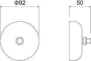 Веревка для белья Aquatek AQ4994CR хром купить в интернет-магазине сантехники Sanbest