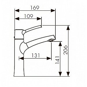 Смеситель для раковины Kaiser Stick 49111 купить в интернет-магазине сантехники Sanbest