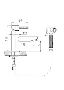 Смеситель для раковины Rav-Slezak SEINA SE946.5/1CMAT купить в интернет-магазине сантехники Sanbest