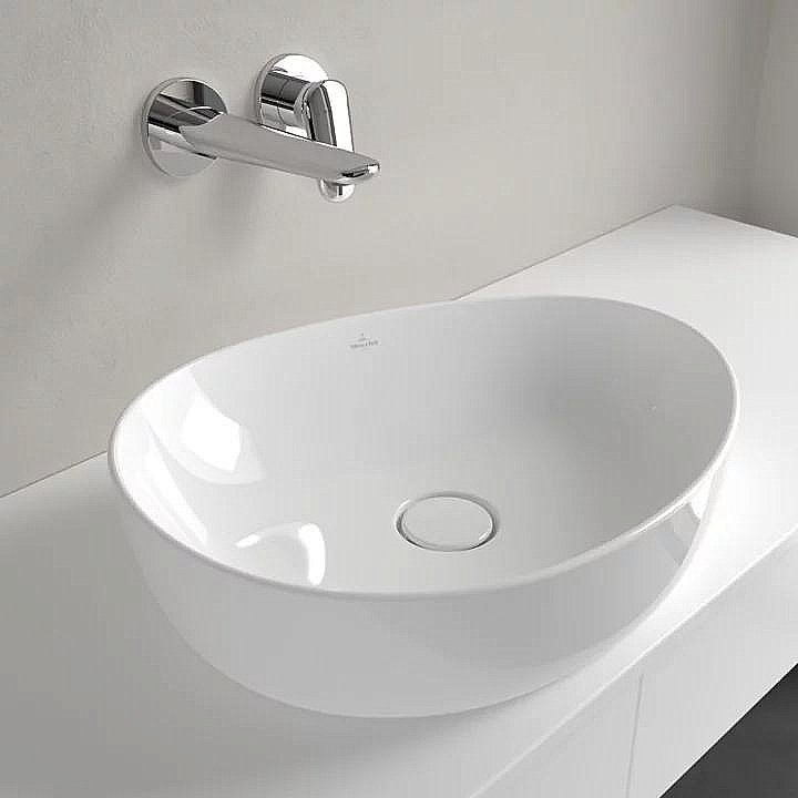 Раковина накладная Villeroy&Boch Antao 51 4A7351R1 альпийский белый купить в интернет-магазине Sanbest