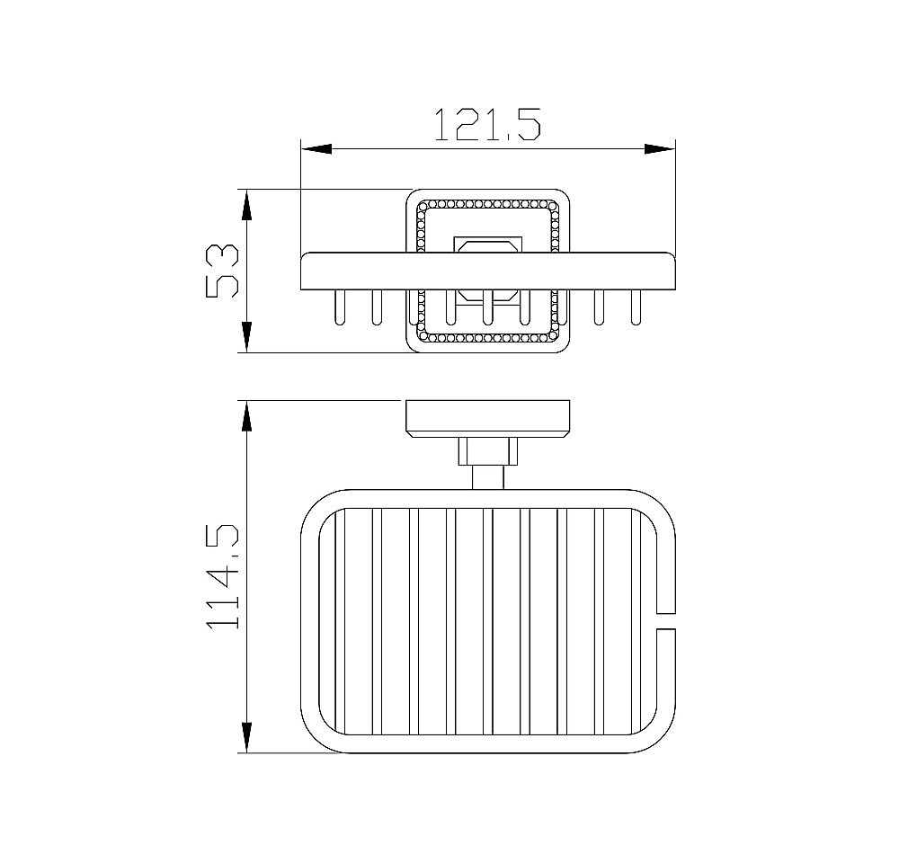 Мыльница с держателем WONZON & WOGHAND ROMA WW-7224 бронза купить в интернет-магазине сантехники Sanbest