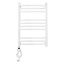 Полотенцесушитель электрический Domoterm Калипсо П10 500x800 БЕЛ EL белый левый купить в интернет-магазине сантехники Sanbest