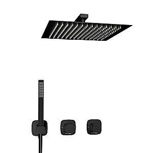 Душевая система WasserKRAFT Nuthe 9100 SET2838 черный Soft-touch матовый купить в интернет-магазине сантехники Sanbest