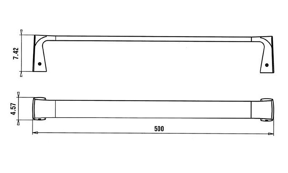 Полотенцедержатель PAINI Lady 89CR002 50 хром купить в интернет-магазине сантехники Sanbest