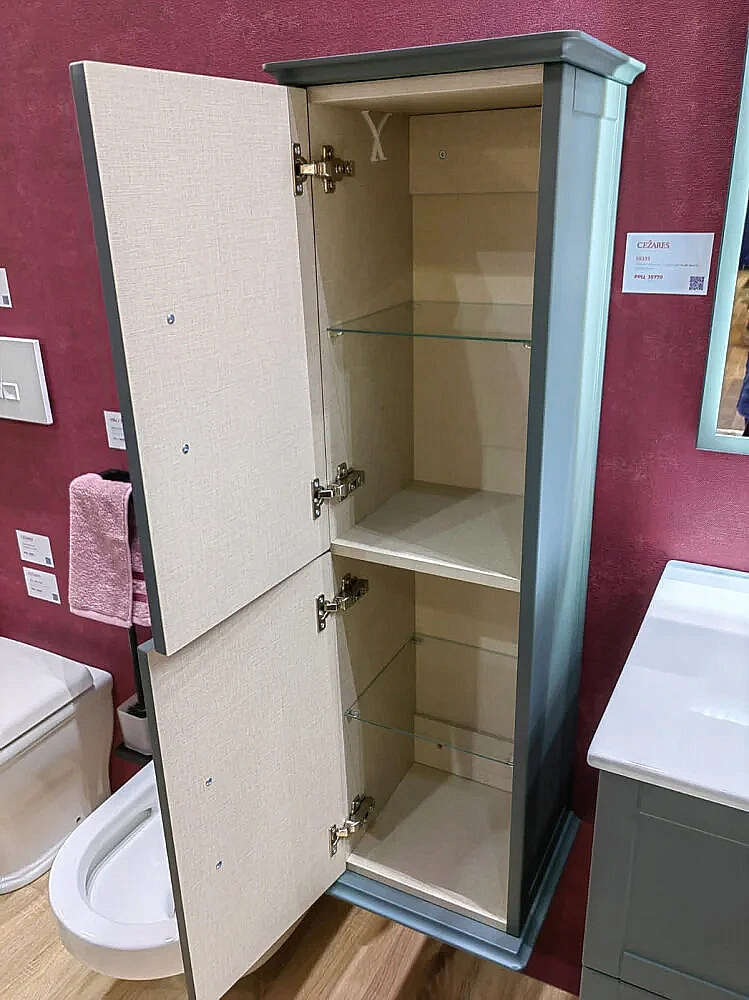 Пенал подвесной CEZARES TIFFANY 55335 34 Verde opaco для ванной в интернет-магазине сантехники Sanbest