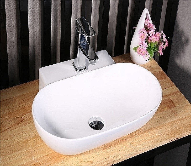 Раковина Ceramalux N 57 9234 белая купить в интернет-магазине Sanbest